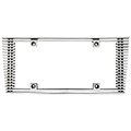 Ipcw IPCW CWL-41HC Billet License Plate Frame 4Mm Billet Sloped Edge Extends Out 1 In.; 0.5 In. CWL-41HC